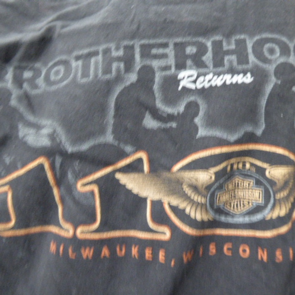 HARLEY DAVIDSON Milwaukee Wisconsin t shirt 110 yr